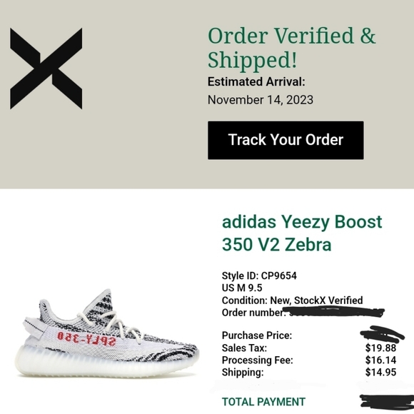 adidas Yeezy Boost 350 V2 Zebra - Picture 4 of 6